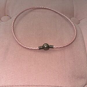 real pandora leather bracelet